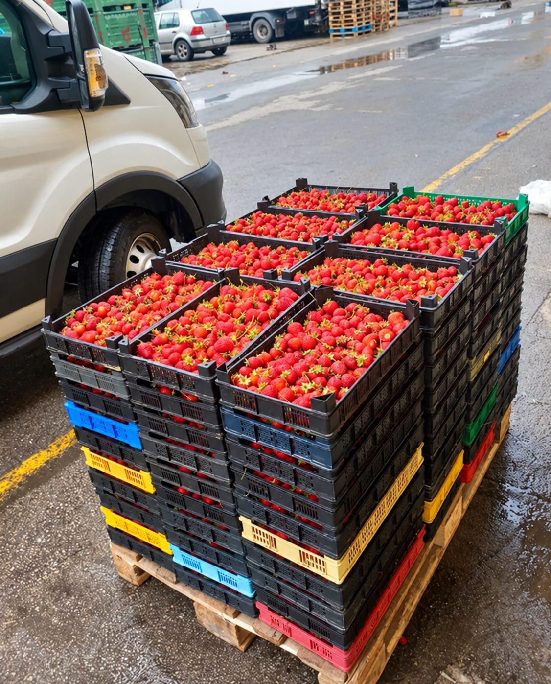 Loaded and on its way
